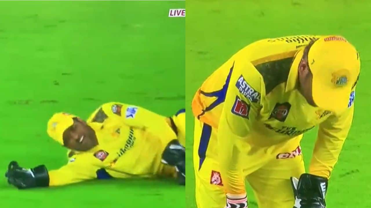 WATCH: MS Dhoni In Pain After Getting Injured During Chennai Super Kings IPL 2023 Match Against Gujarat Titans